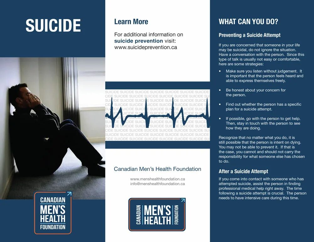 Suicide Prevention Brochure. Only attempt