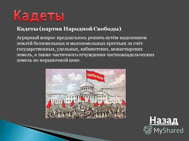 Партия народной свободы кадеты. Партия кадетов 1905-1917. Конституционные демократы кадеты. Конституционно-Демократическая партия в России 1917. Конституционно-Демократическая партия (партия народной свободы).