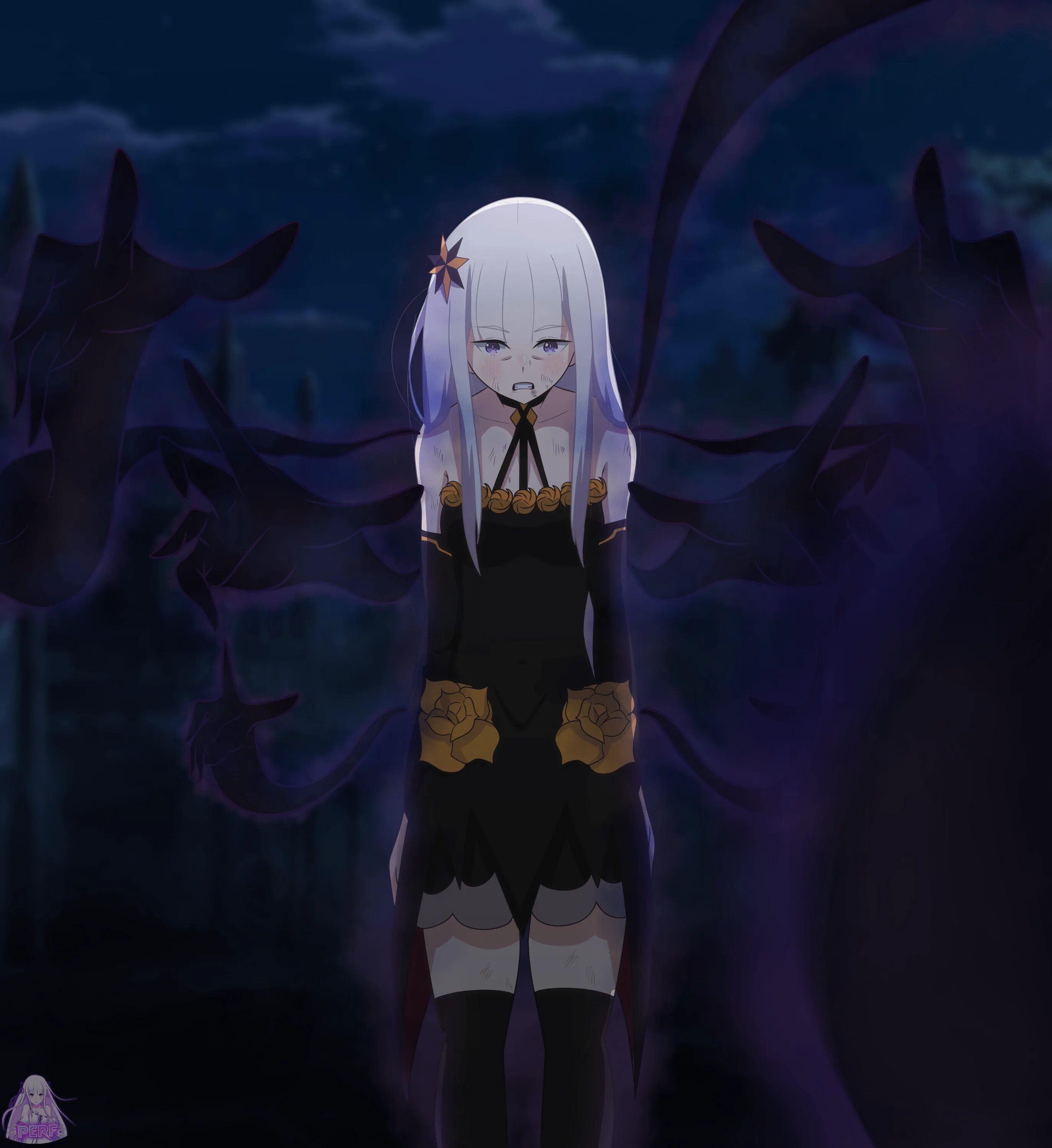 Re zero witch s re surrection. Сателла ре зеро. re zero ведьма сателла. сателла ре зеро арт.