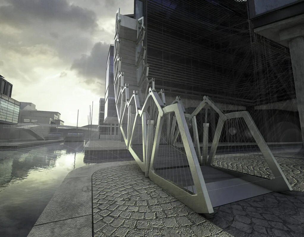Rolling bridge. Thomas heatherwick мост. heatherwick studio мост. rolling bridge мост-трансформер. уникальные инженерные сооружения.