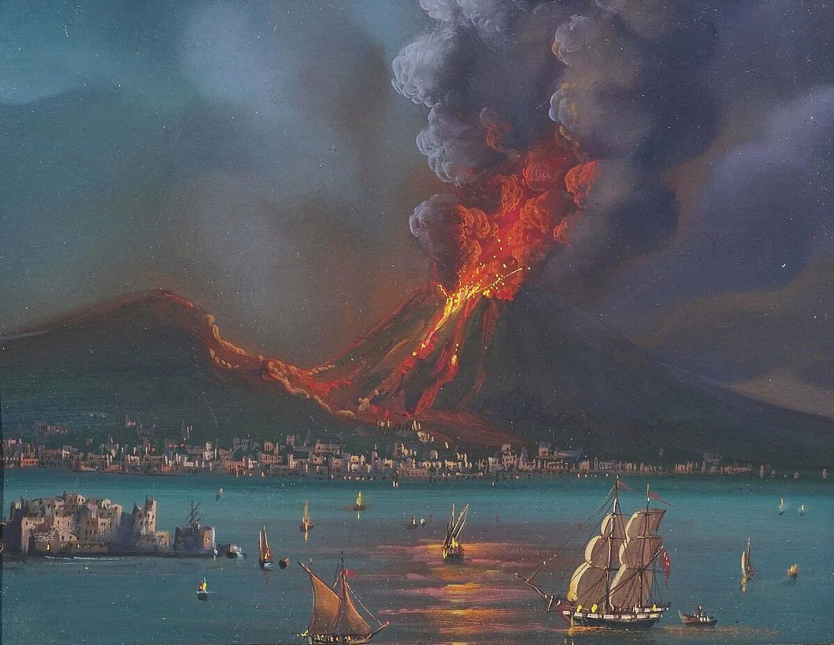 Извержение вулкана Везувий. Картина извержение вулкана Везувий. Извержение Везувия 1944. Извержение вулкана Везувий 79. Извержение вулкана уничтожило город