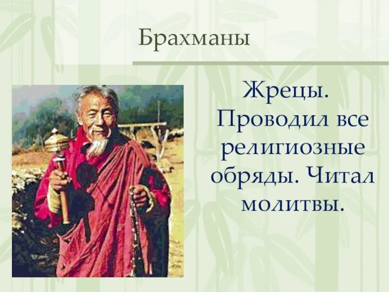 Смысл слова брахманы. Жизнь брахманов в древней Индии 5 класс. Жрецы древней Индии. Индийские касты жрецы. Брахманы это 5 класс.