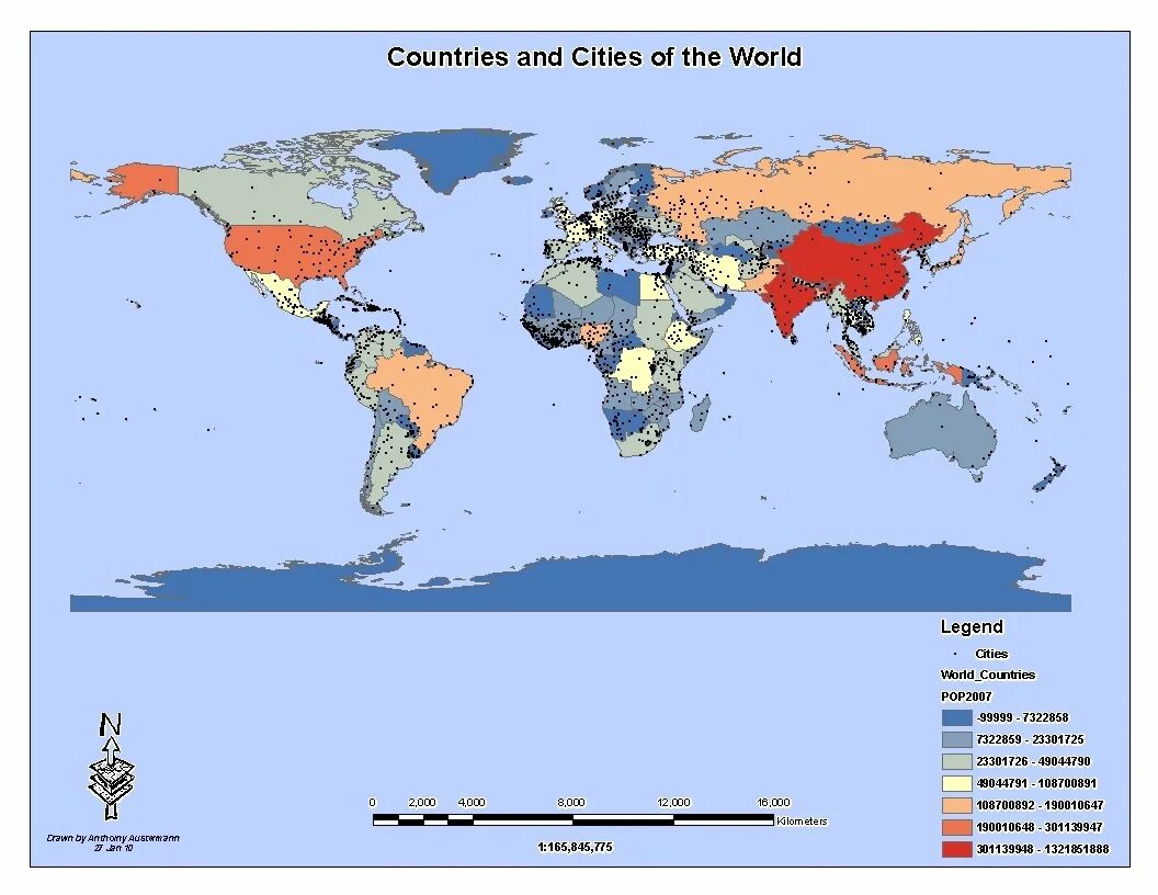 City population country