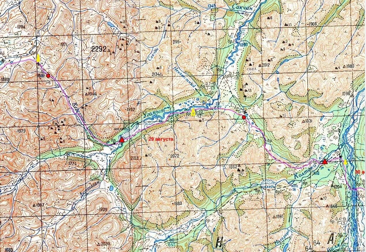 Сунтар хаята на карте. Сунтар хаята на карте