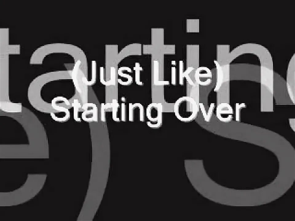 Starting over John Lennon. John Lennon - (just like) starting over CD.