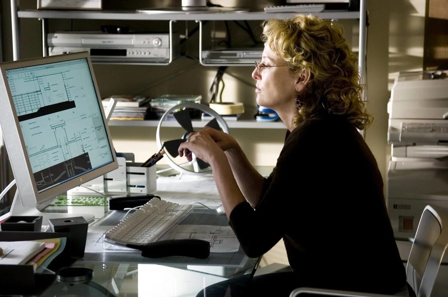 Scene manager. Virginia Madsen. The net 1995. Firewall / 2006 Постер.