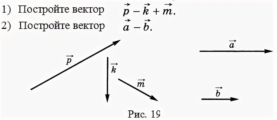 Постройте вектор x