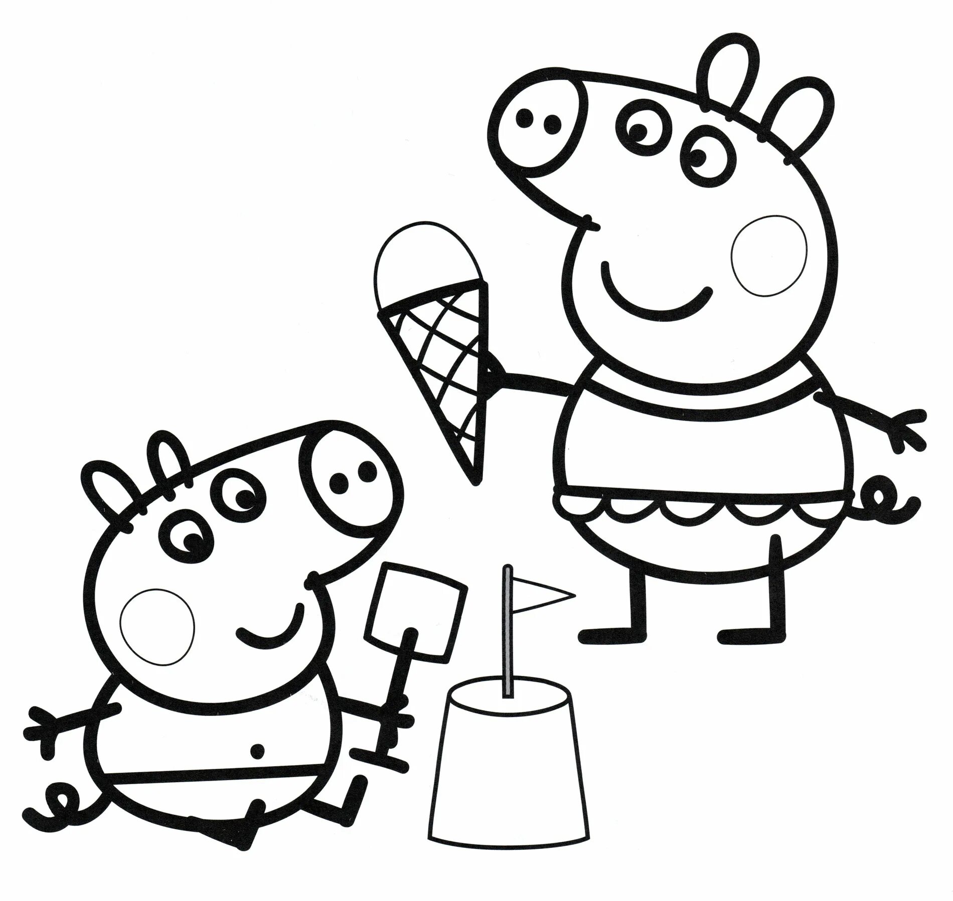 Свинка пеппа раскраска для детей распечатать Top 10 Peppa Pig Coloring Pages You Haven't Seen Anywhere Peppa pig colouring, P
