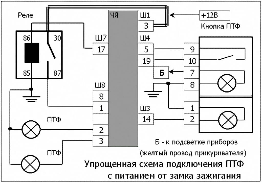 Распиновка противотуманных фар. Схема подключения противотуманных фар Калина. Схема подключения ПТФ Гранта фл. Схема подключения ПТФ Калина 1. Схема подключения противотуманок Калина 1.