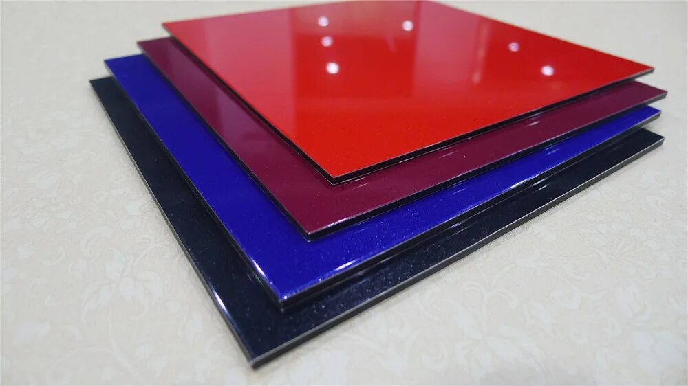 Заказать глянцевый. Алюминиевые композитные панели (1,22х2,44м). Алюминиевая композитная панель 3 мм. Алюминиевые композитные панели Билдекс. Панели композитные алюминиевые с покрытием PVDF.