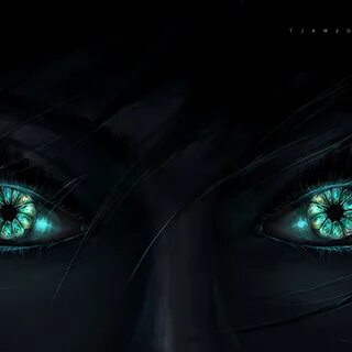 Dark green eyes