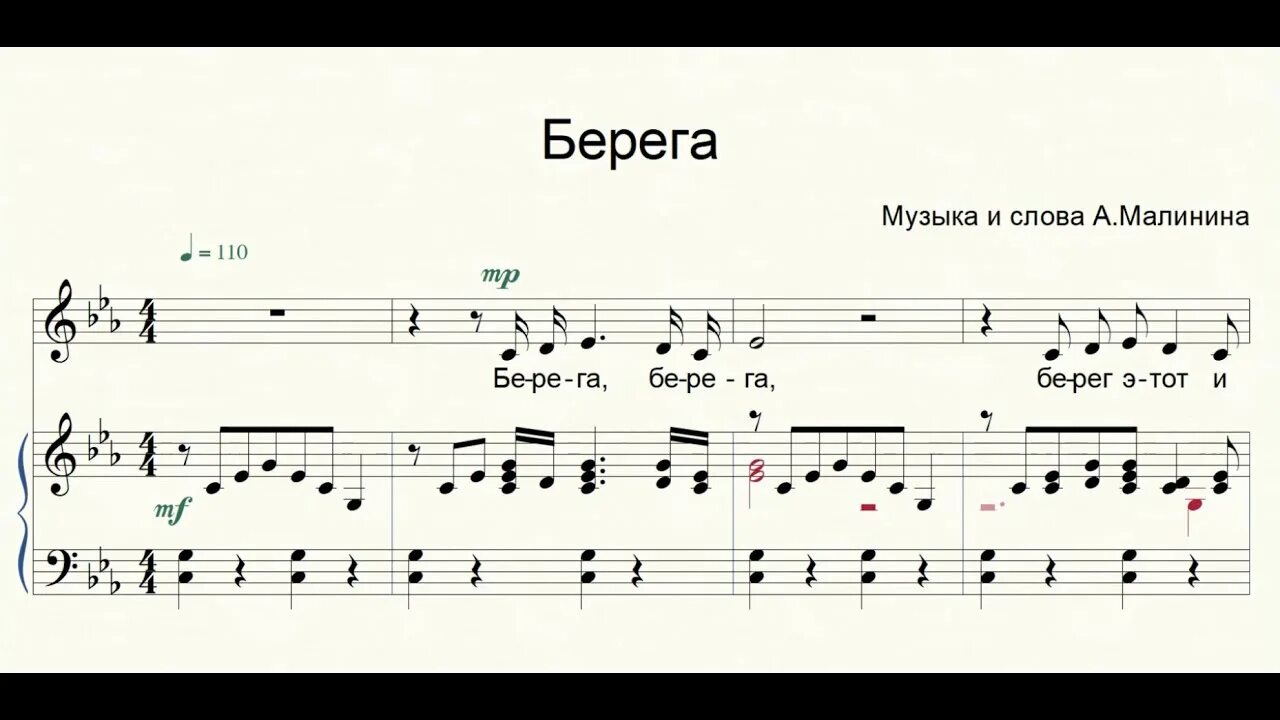 Малинин берега Ноты. Берега-берега Малинин слова. Песня берега Малинин слова. Песня малинина на том берегу незабудки