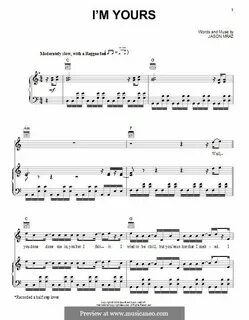 Im yours песня текст
