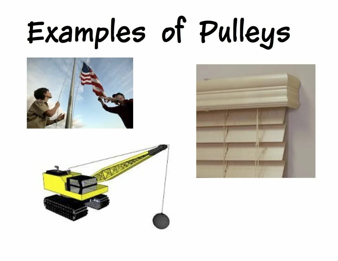 Real life examples. Examples of pulleys. pulley examples in daily life.