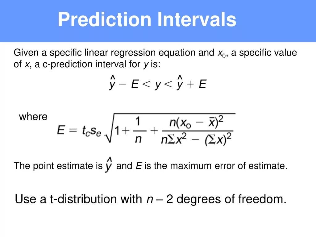Interval value. Prediction interval. linear regression formula. linear regression equation. coefficient of determination.