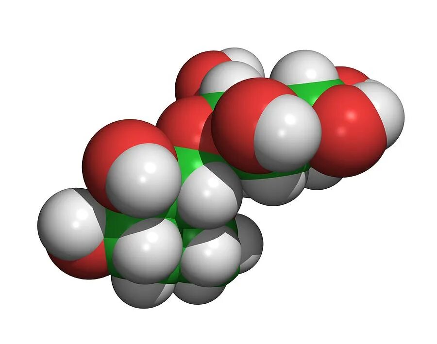 Фруктоза модель молекулы. Сироп молекула.
