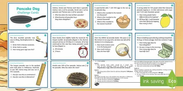 Pancakes worksheets for kids