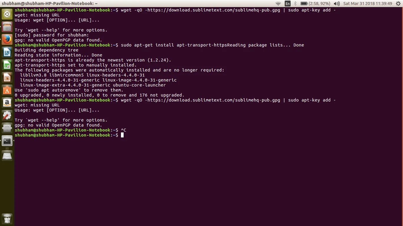 See apt key 8. Wget. unable to launch update installer sublime text 3. sudo apt remove sudo tshirt. error installing linux-image-5.15.0-47-generic ubuntu.