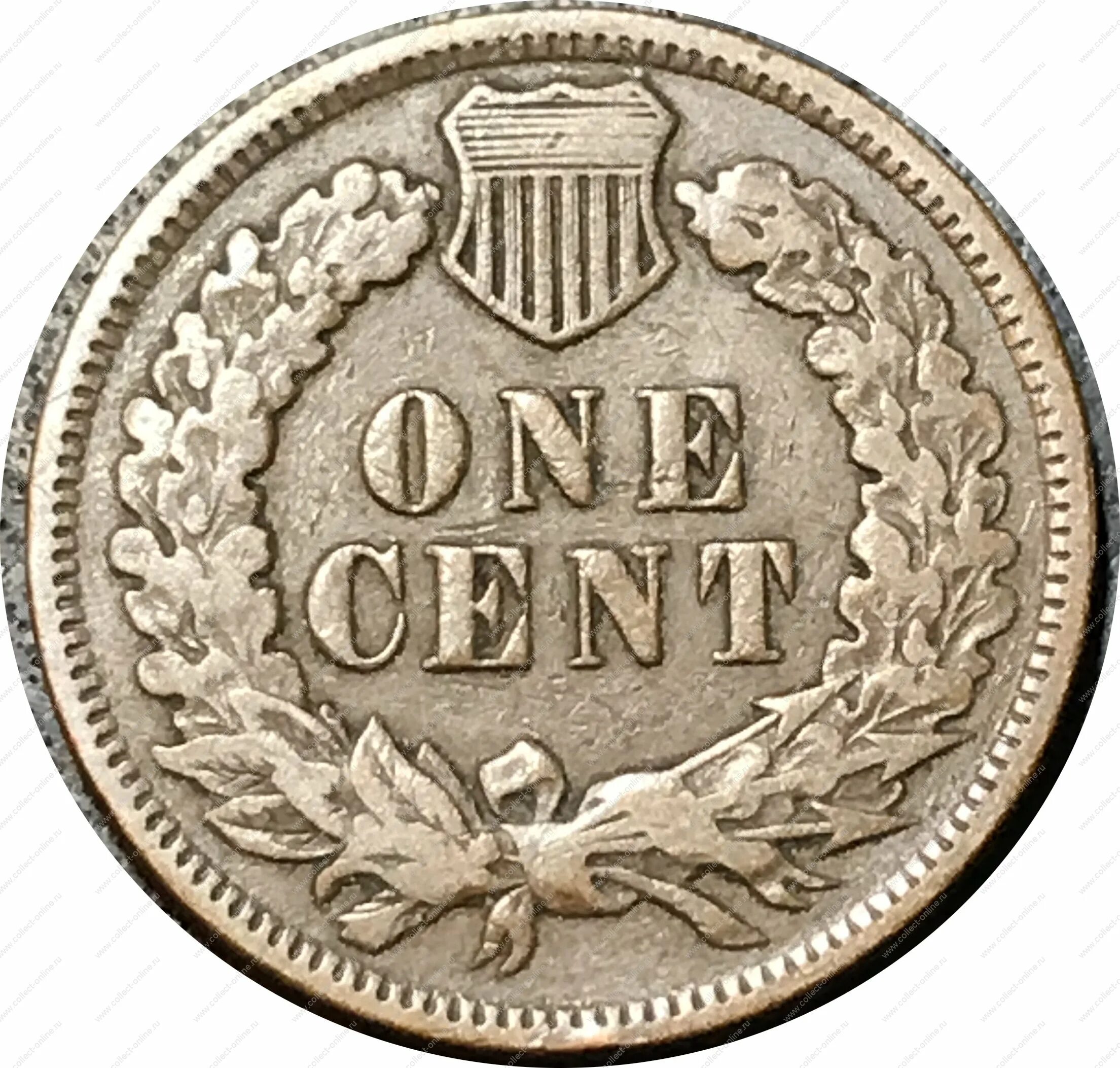 1 cent. Cent. Один цент. United States of America монета 1907г. Пара центов.