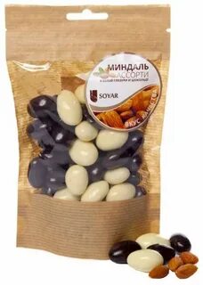 Миндаль в белой глазури