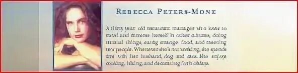 Rebecca peters