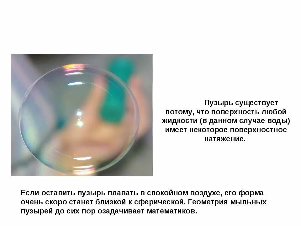 Что содержится в пузырьках