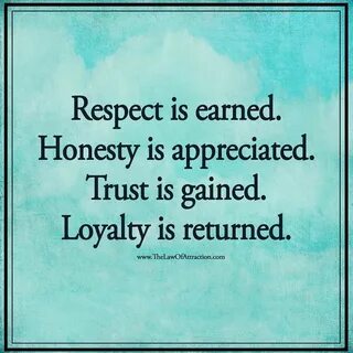 Being loyal