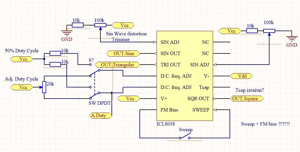 Измерение частоты вращения вала с помощью ардуино. Versatile 200khz function Generator using icl8038. Частота 300 кгц