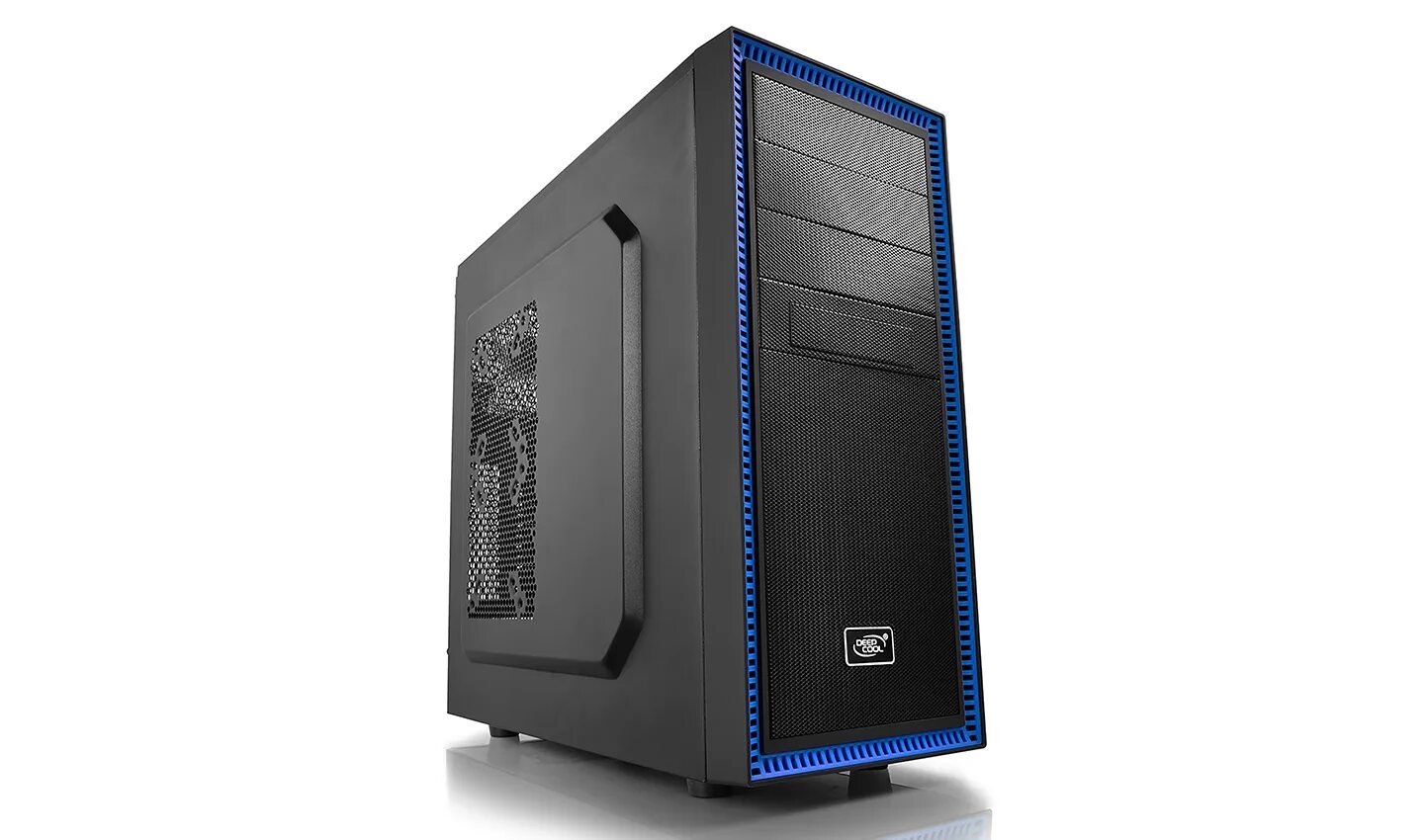 Deepcool tesseract. Корпус Deepcool Tesseract bf. Deepcool Tesseract Black. Deepcool Tesseract bf Black. Deepcool Tesseract bf, ATX, Black-Blue, без БП[dp-CCATX-TSRBFBK.