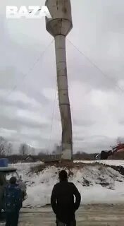 Демонтаж водонапорной башни