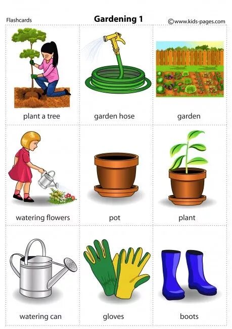 Garden Flashcards for Kids. Garden Vocabulary for Kids. Сад Worksheets for Kids. Gardening Vocabulary for Kids.