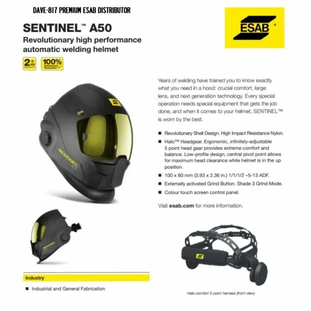 Маска esab sentinel