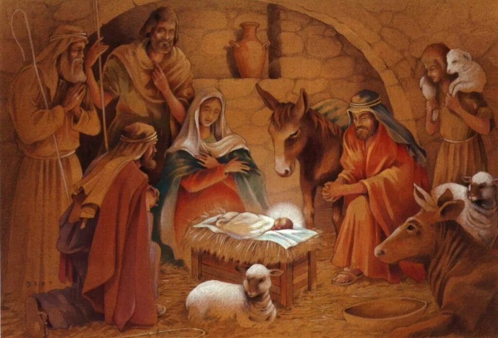 Год рождения иисуса христа. Мария и Иосиф в хлеву. Рождение Иисуса Христа в вертепе. Рождество Иисус Мария и Иосиф в яслях. Рождество Мария и Иосиф в хлеву.