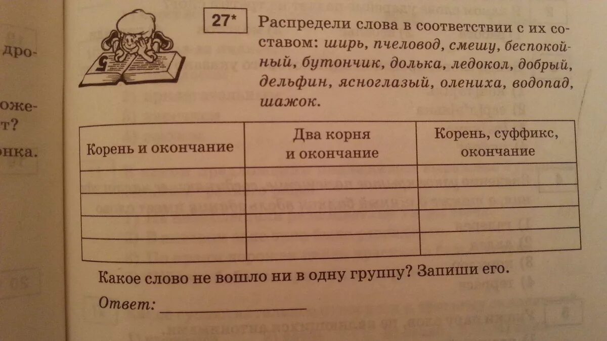 Распределите слова в 2 группы запишите. Распредели слова в соответствии с их составом. Слова с корнем ширь. Ширь состав слова. Корень в слове ледокол.