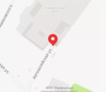 Каменское на карте