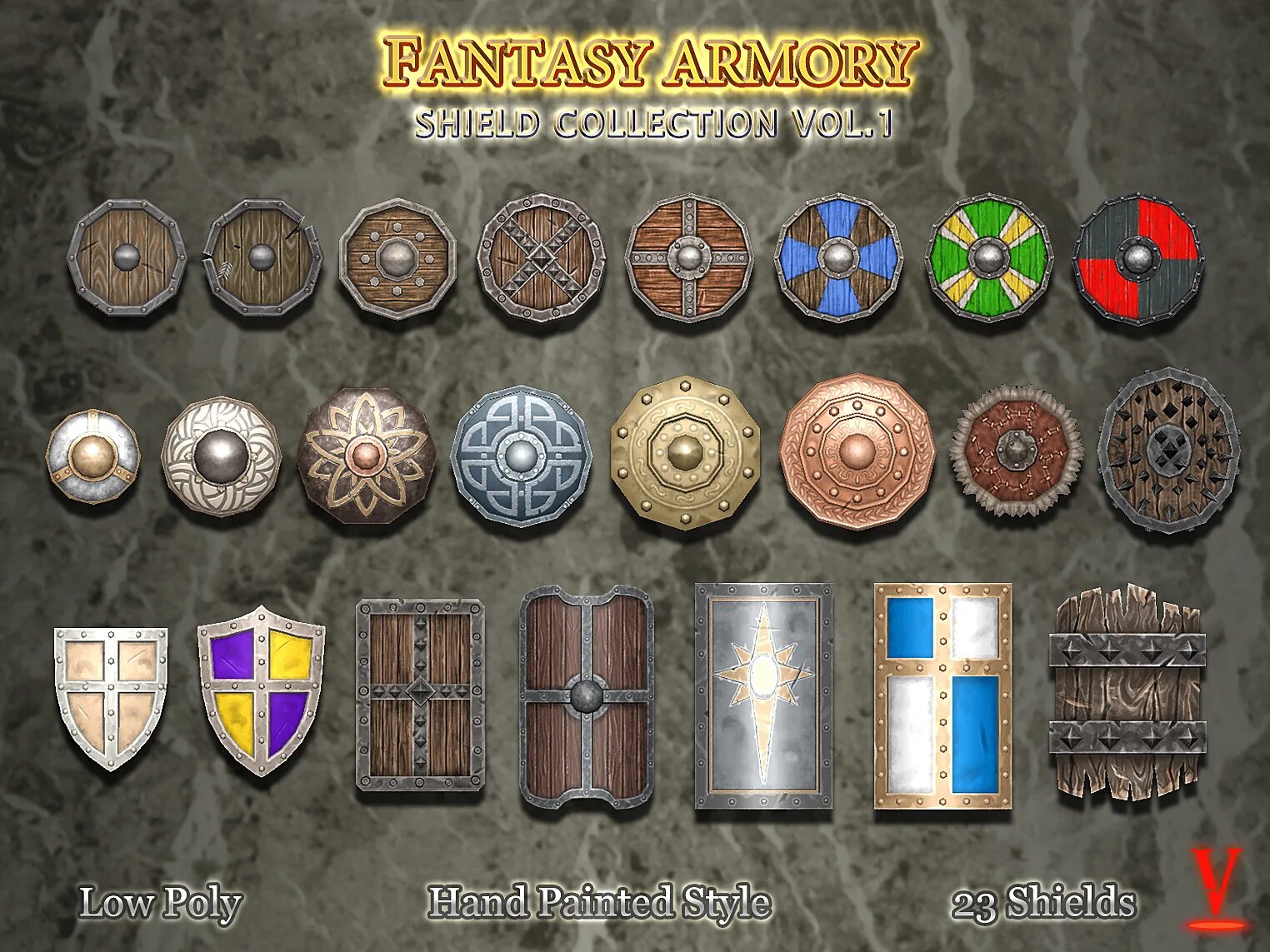 Fantasy Shield. Fantasy Shield Tier Rank icons. Low shield