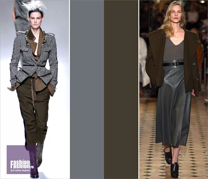 Серый хаки сочетание цветов в одежде Designer Clothes, Shoes & Bags for Women SSENSE Fashion, Clothes design, Casual