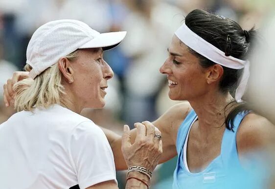 RHOM's Julia Lemigova reacts to Martina Navratilova's cancer