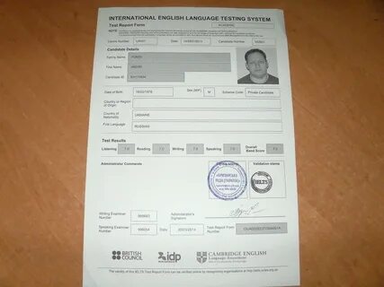 Ielts test 1