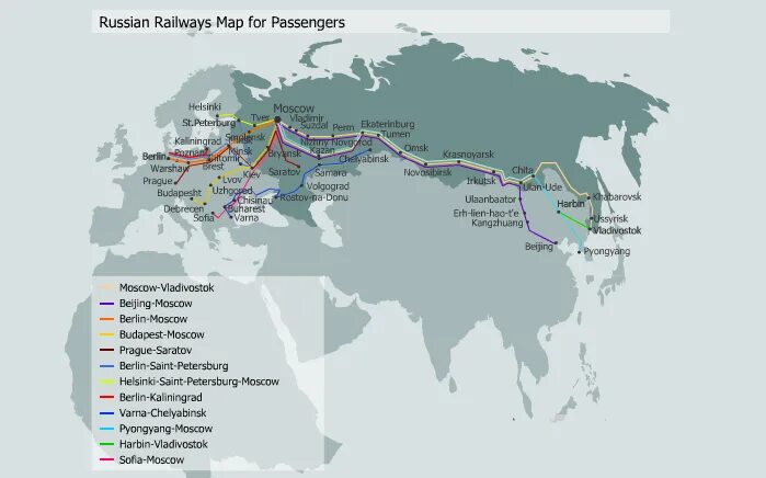Open railway map. Open railway map