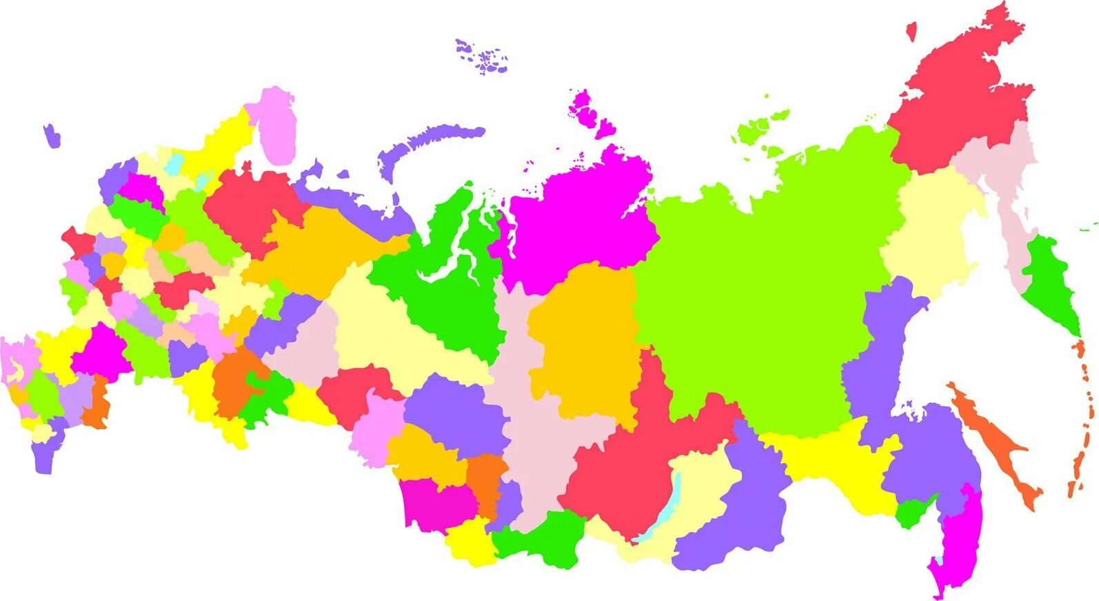 Карта России 85 субъектов Федерации. Регионы России на карте России. Карта РФ С субъектами Федерации 2020. Карта России с выделением регионов. 10 любых областей