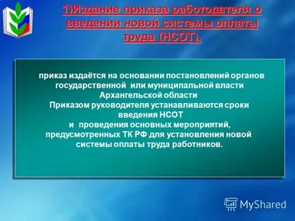 Цель приказа
