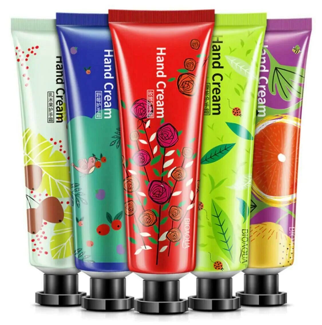 Крем для рук БИОАКВА. Крем hand Cream BIOAQUA. BIOAQUA набор кремов для рук 5 шт. Крем для рук БИОАКВА 30гр. Фруктовая косметика