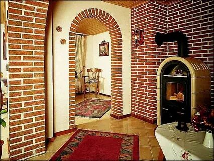 Арка отделка кирпичом