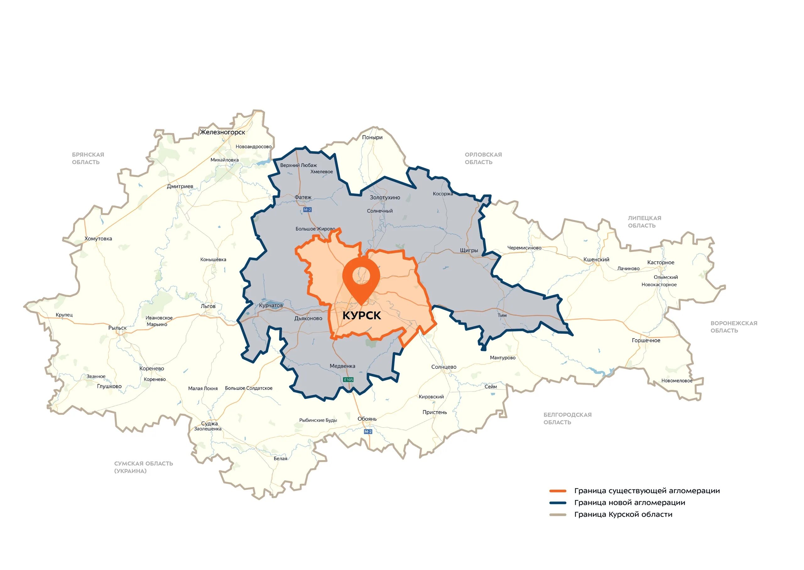 Курск и область в контакте. Агломерация Курская область. Карта Белгородской области Брянской области и Курской области. Курская агломерация карта. Границы Курской области.