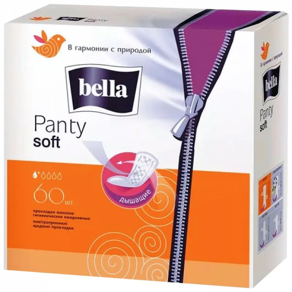 Bella прокладки ежедневные panty Soft, 50 + 10 шт..