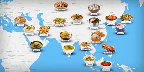 Карта национальной кухни