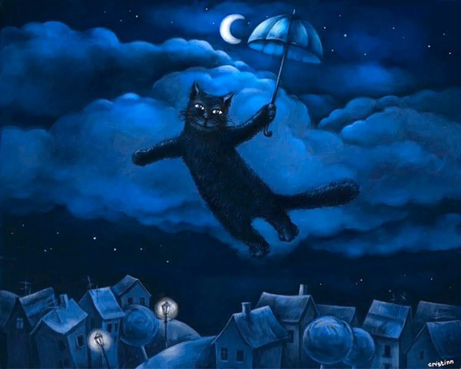 Ночной кот. Доброй ночи котик. Спокойной ночи котики. Сказочный сон. Киса ночью