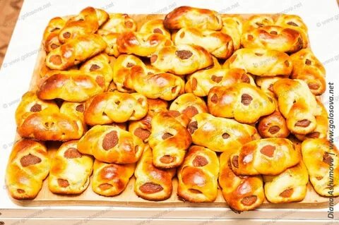 Булочки с курагой из дрожжевого теста