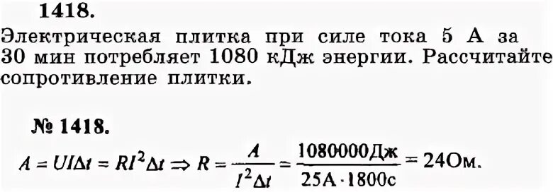 Сопротивление плитки